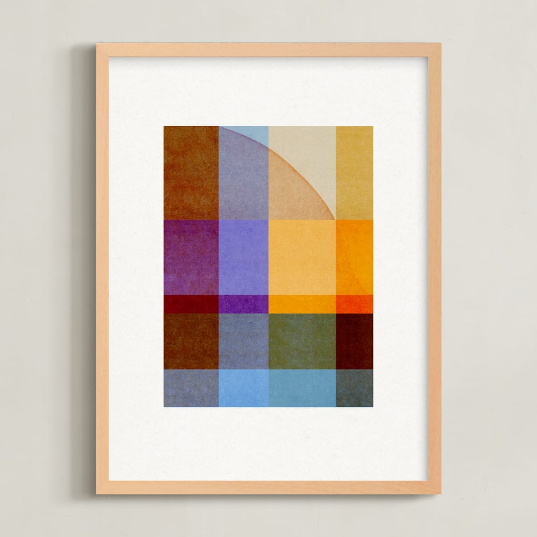 "thread III" - Art Print in Harmony by Sumak Studio - Framed