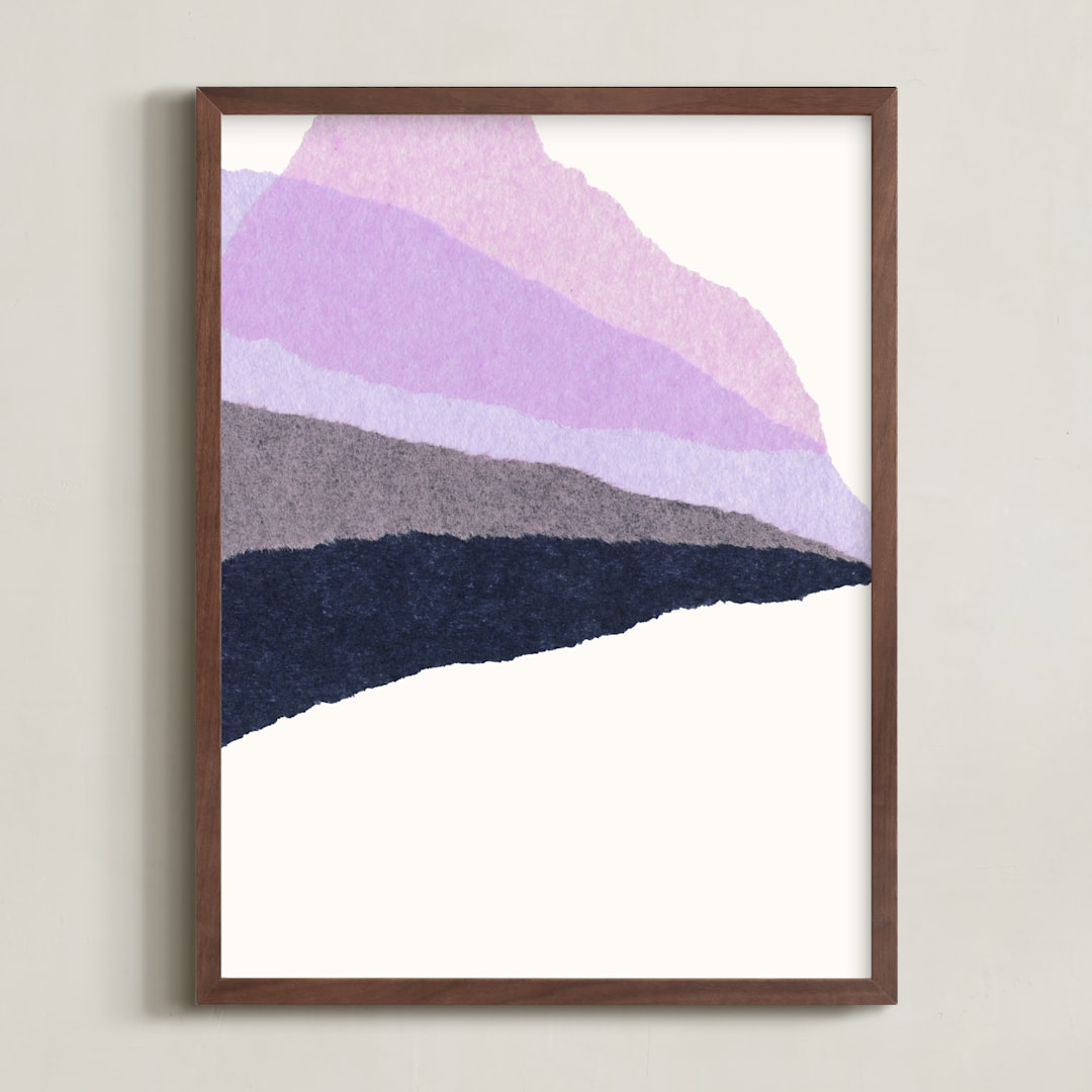 "divergent journey II" - Art Print in day dream by Carrie Moradi - Framed