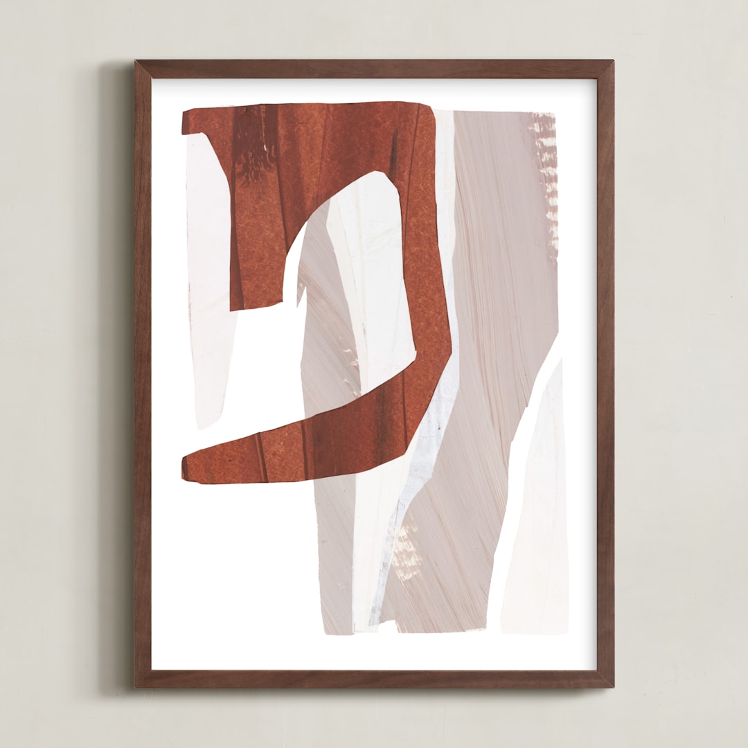 "Valentina 2" - Art Print in Desert Sunset by Jennifer Daily - Framed