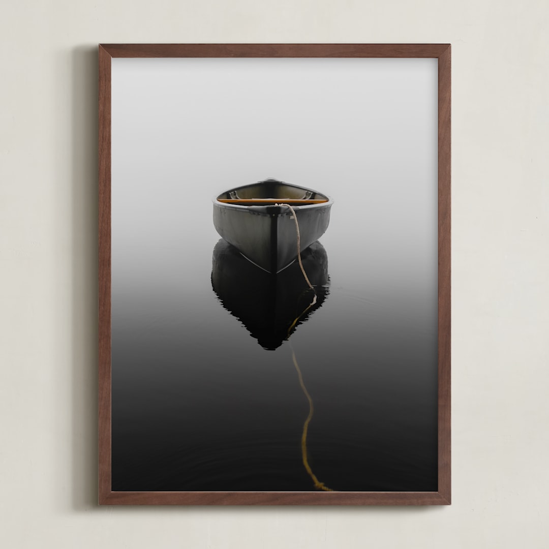"Into the Ether" - Art Print in Fog by Leaves of Ash - Framed
