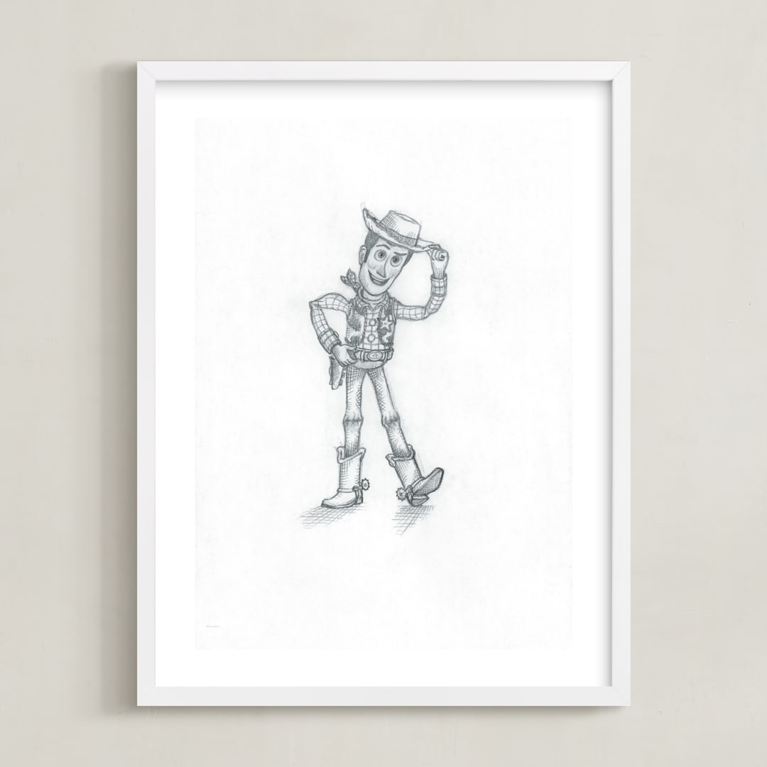 "Disney Pixar's Toy Story In Pencil II" - Art Print in Pencil by Anna Black - Framed