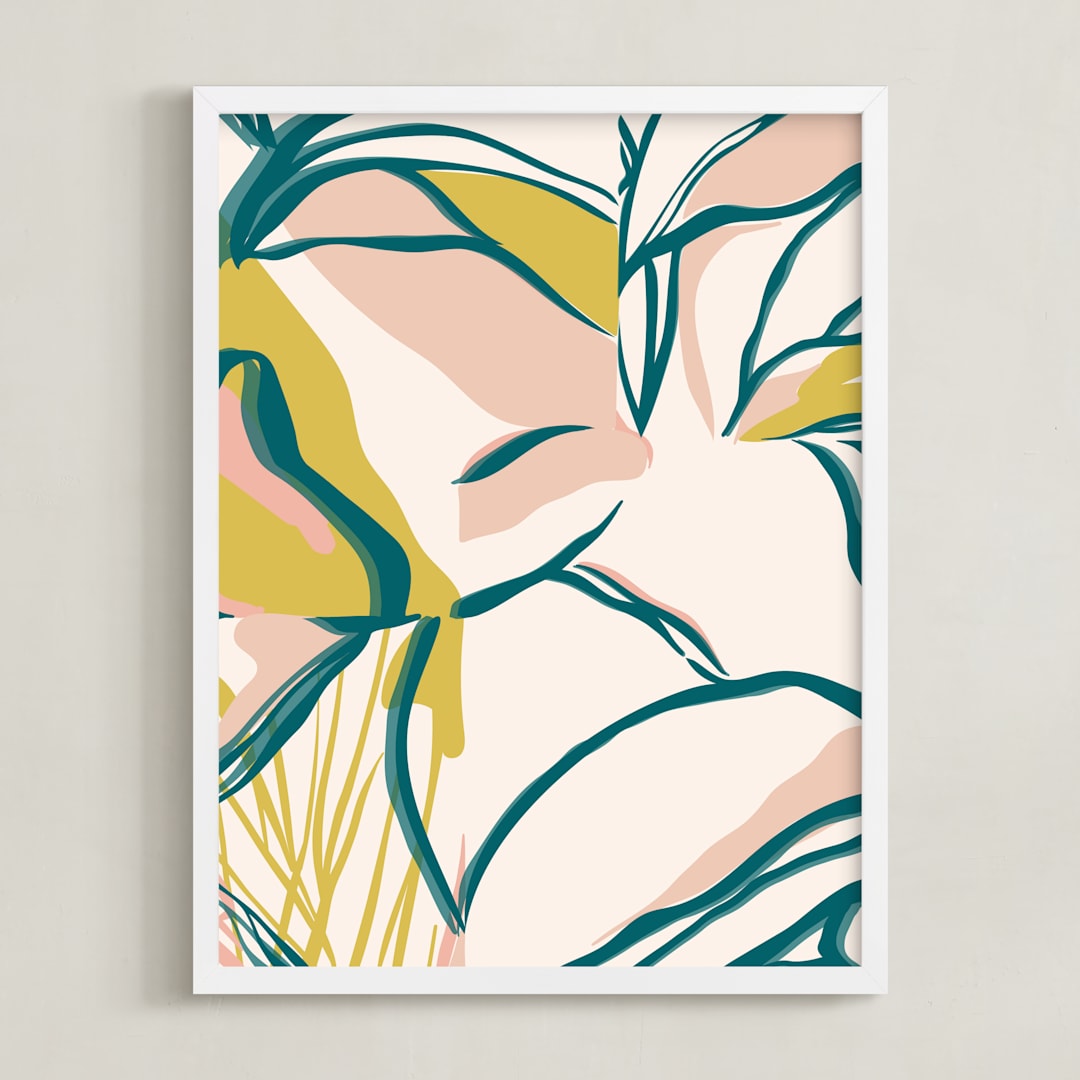 "you are seen" - Art Print in Sunrise Glow by Alicia Schultz - Framed