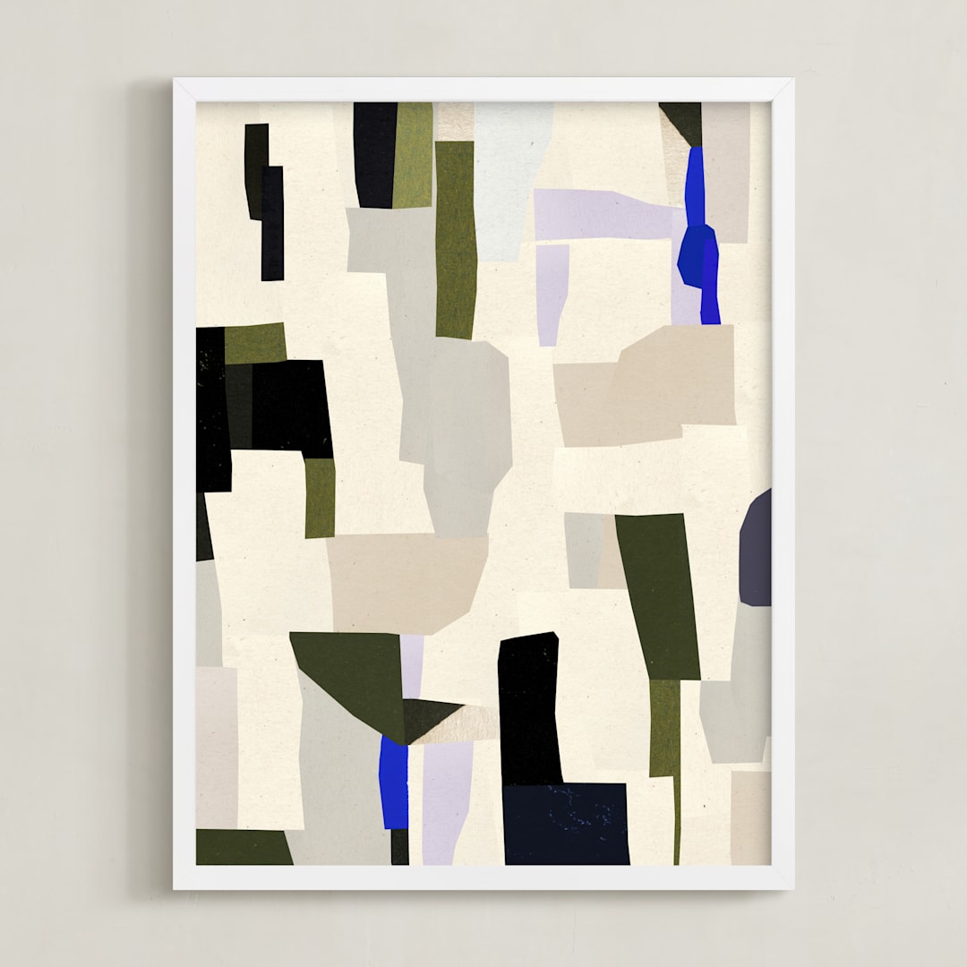 "paper tapestry I" - Art Print in Day by Sumak Studio - Framed