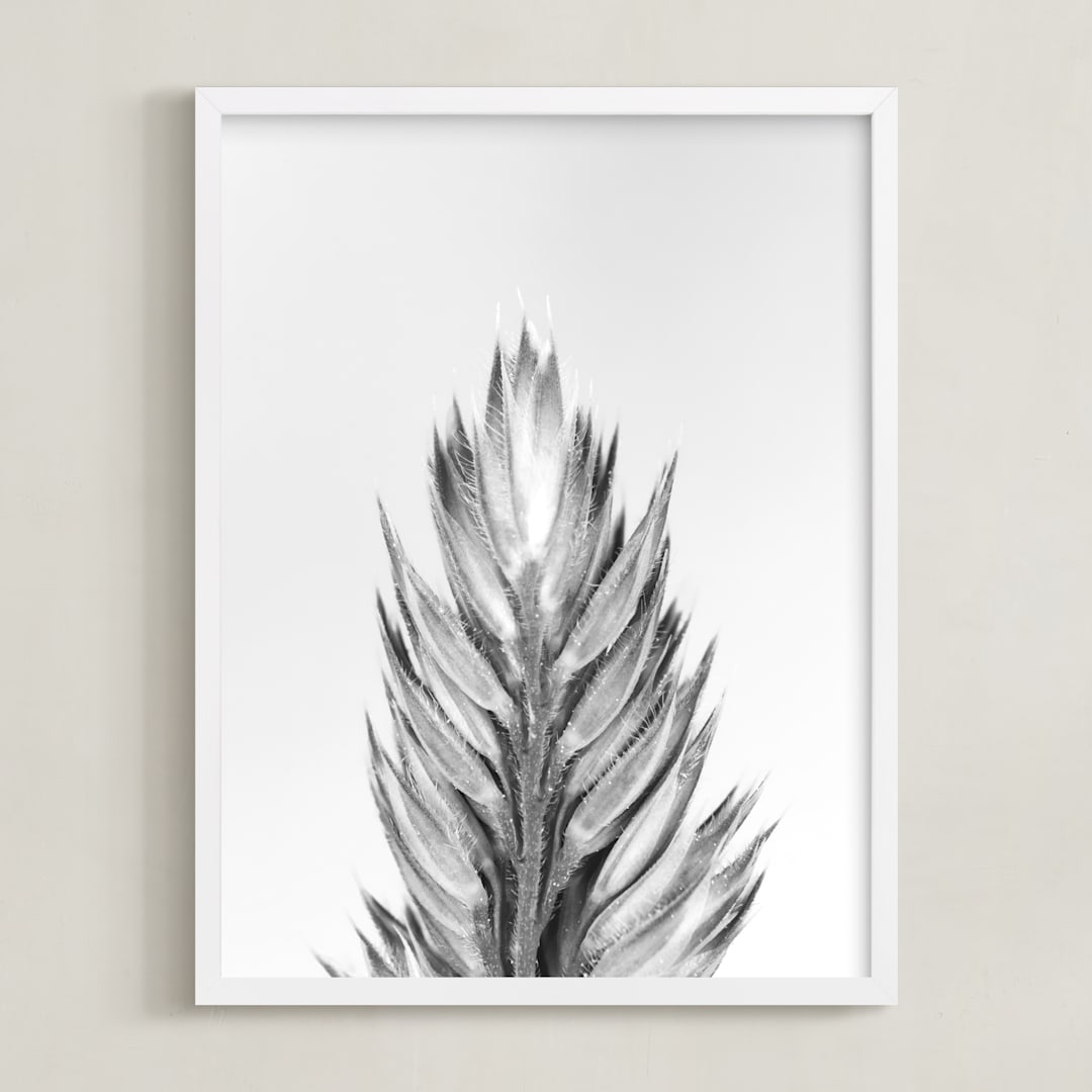 "Proudly There" - Art Print in Ash by Grzegorz Drachal - Framed