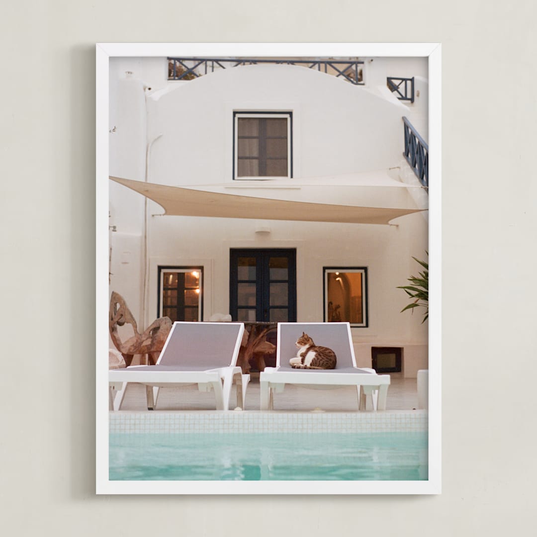 "The Good Life" - Art Print in Warm Film by Khariza Rae - Framed