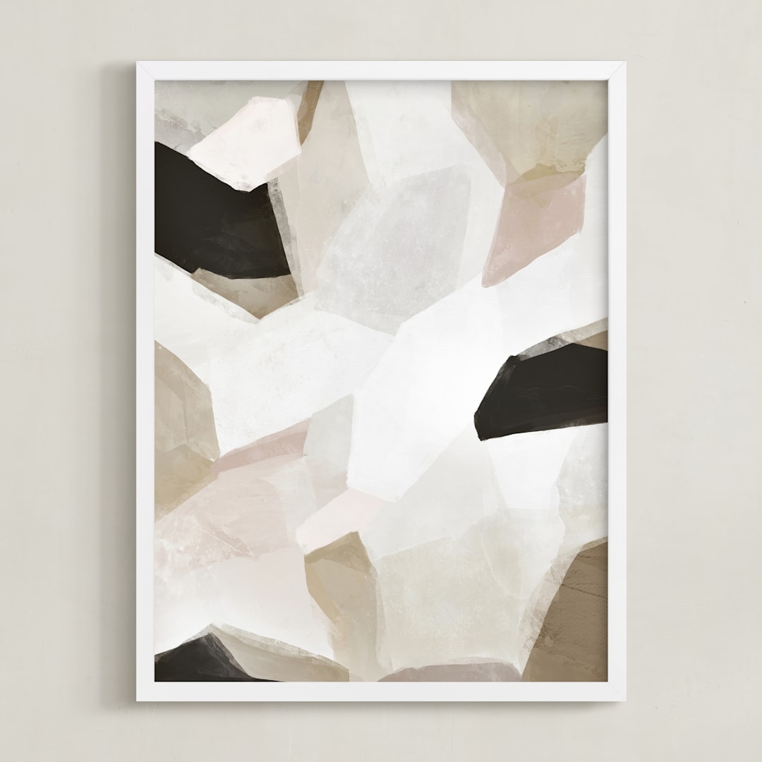 "Golden Hour" - Art Print in Golden by Melanie Severin - Framed