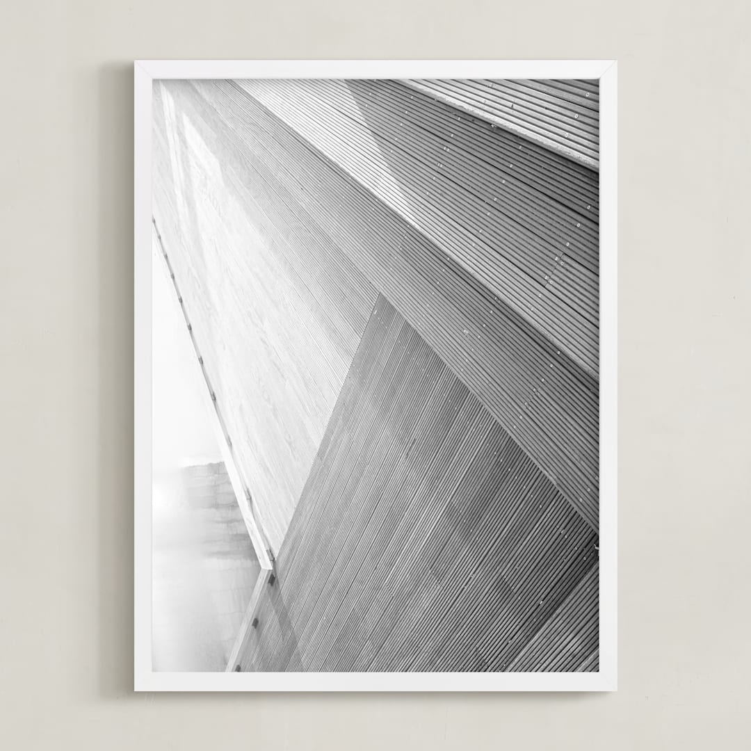 "Shades" - Art Print in Blends by Van Tsao - Framed