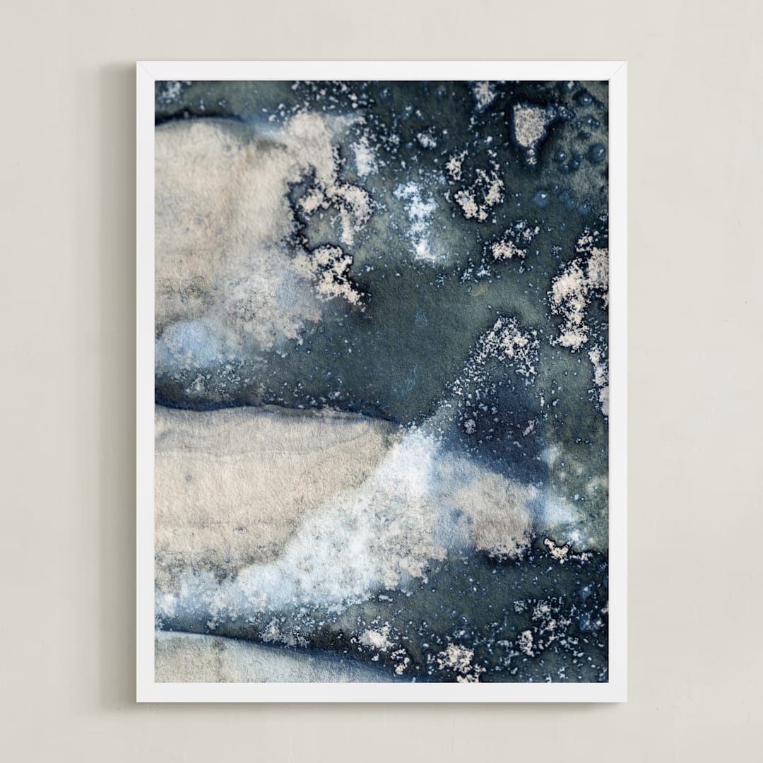 "What Lies Beneath ll" - Art Print in Celestial by Courtney Crane - Framed