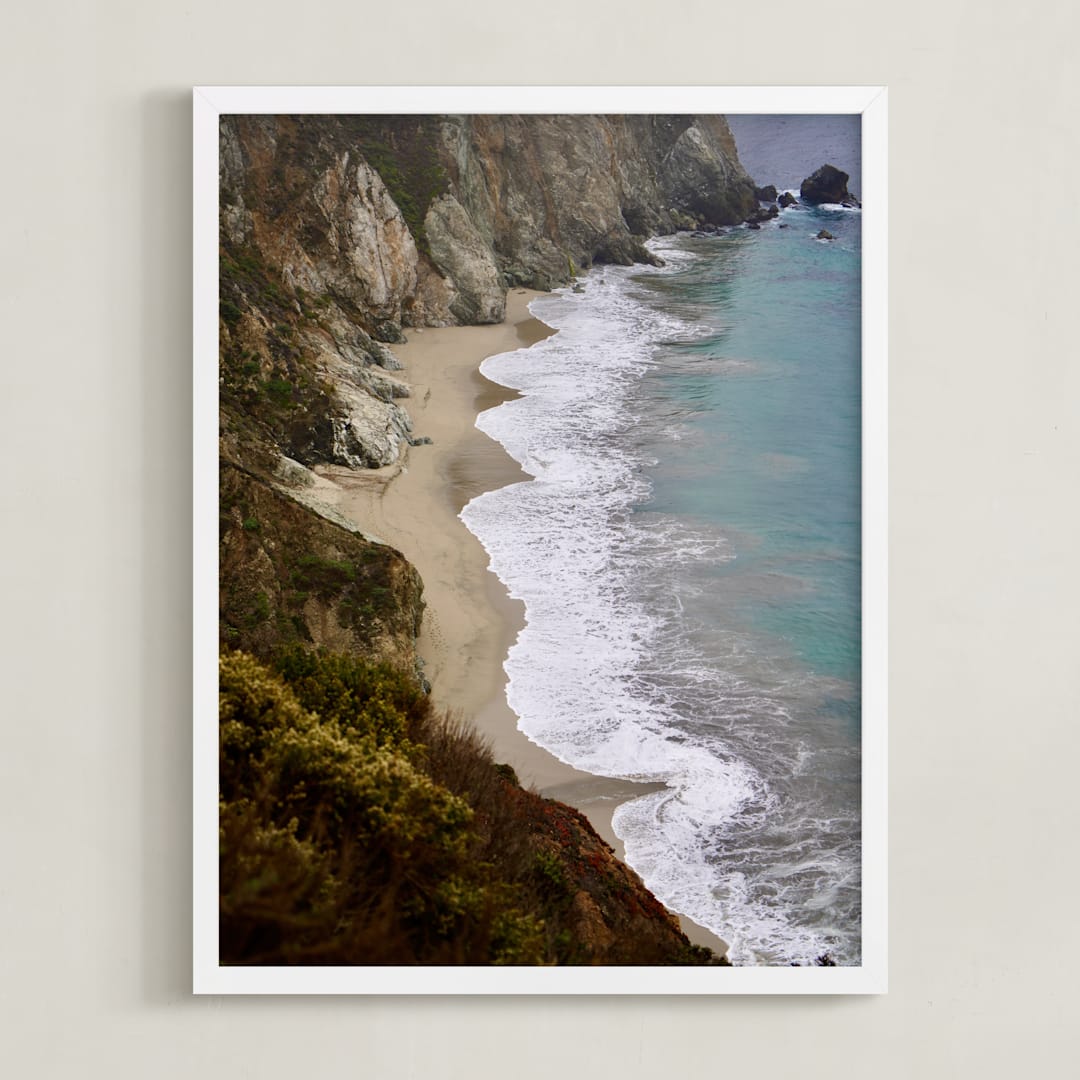"Bixby Lookout" - Art Print in Sea by Sea and Sky - Framed