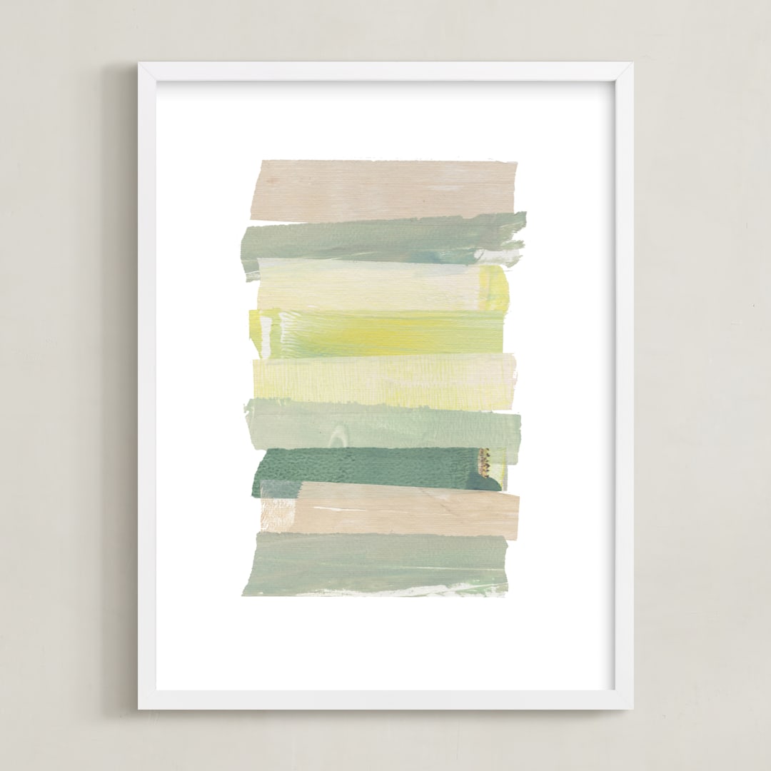 "lakeshore" - Art Print in lakeside by Sara Hicks Malone - Framed