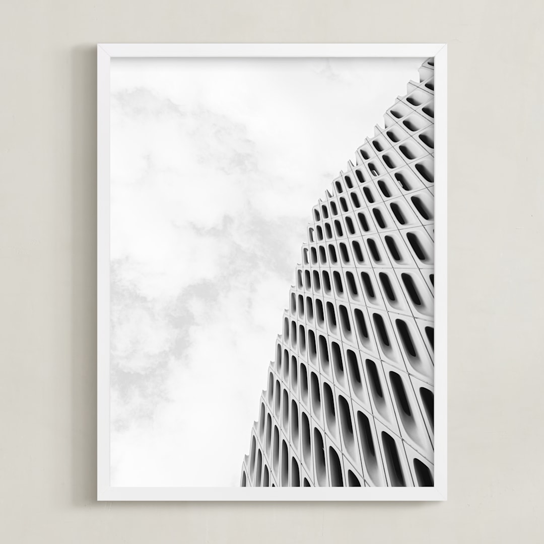 "Obtuse II" - Art Print in ink by Kamala Nahas - Framed