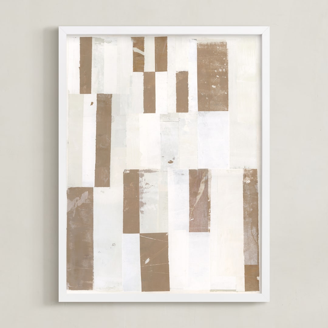"skinny dip no. 1" - Art Print in sunkissed by Sara Hicks Malone - Framed