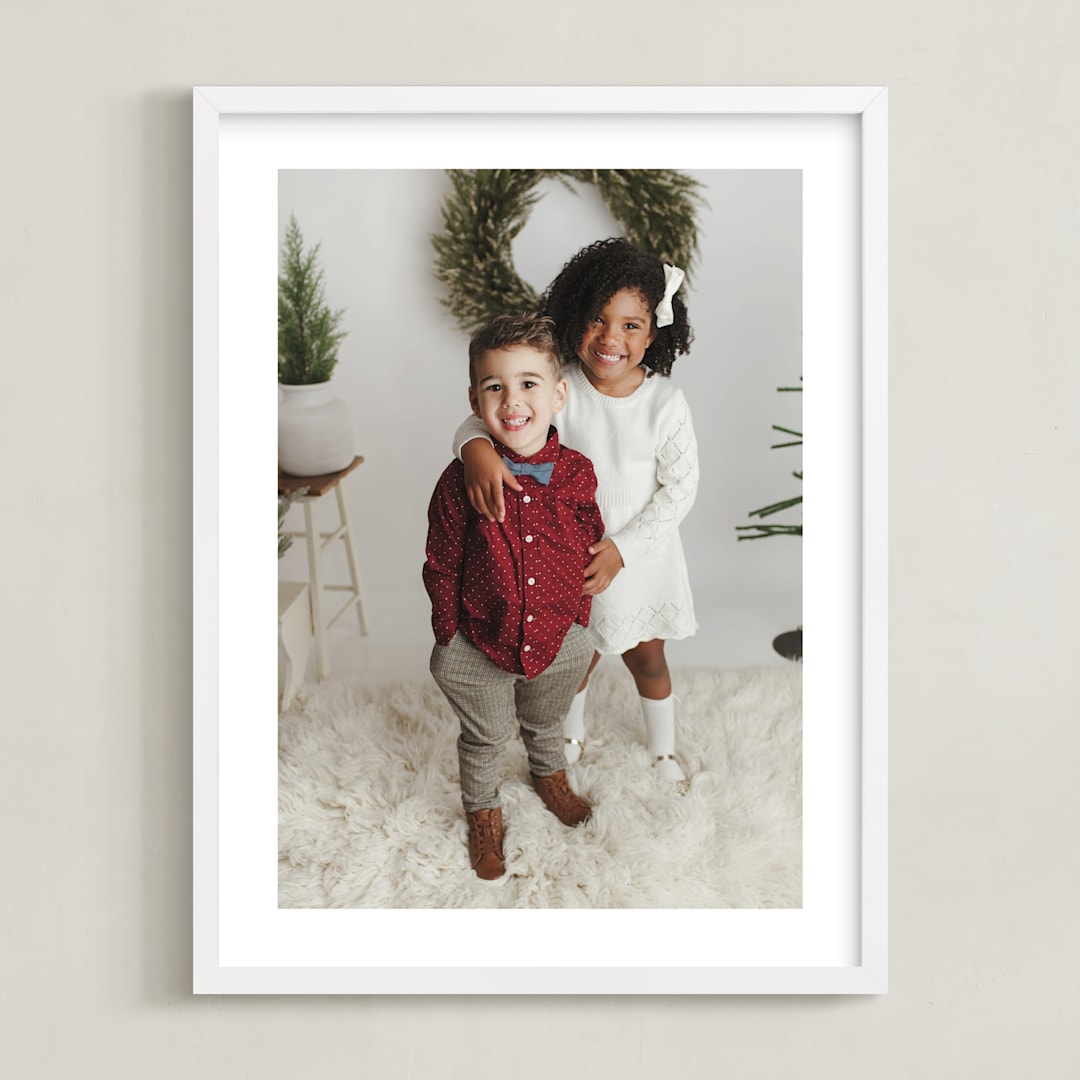"The Big Picture" - Framed Photo in White by Minted - Framed