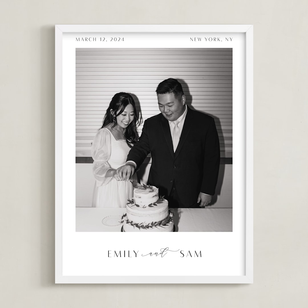 "Be There: Portrait Framed Photo" - Framed Photo in Charcoal by Blustery August - Framed