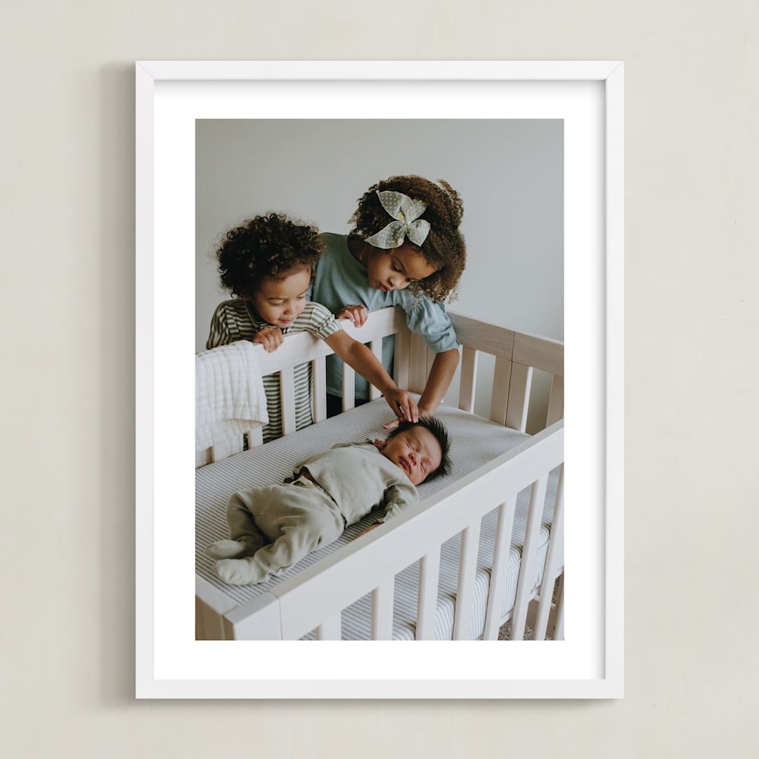 "The Big Picture: Mother's Day Framed Photo" - Framed Photo in White by Minted - Framed