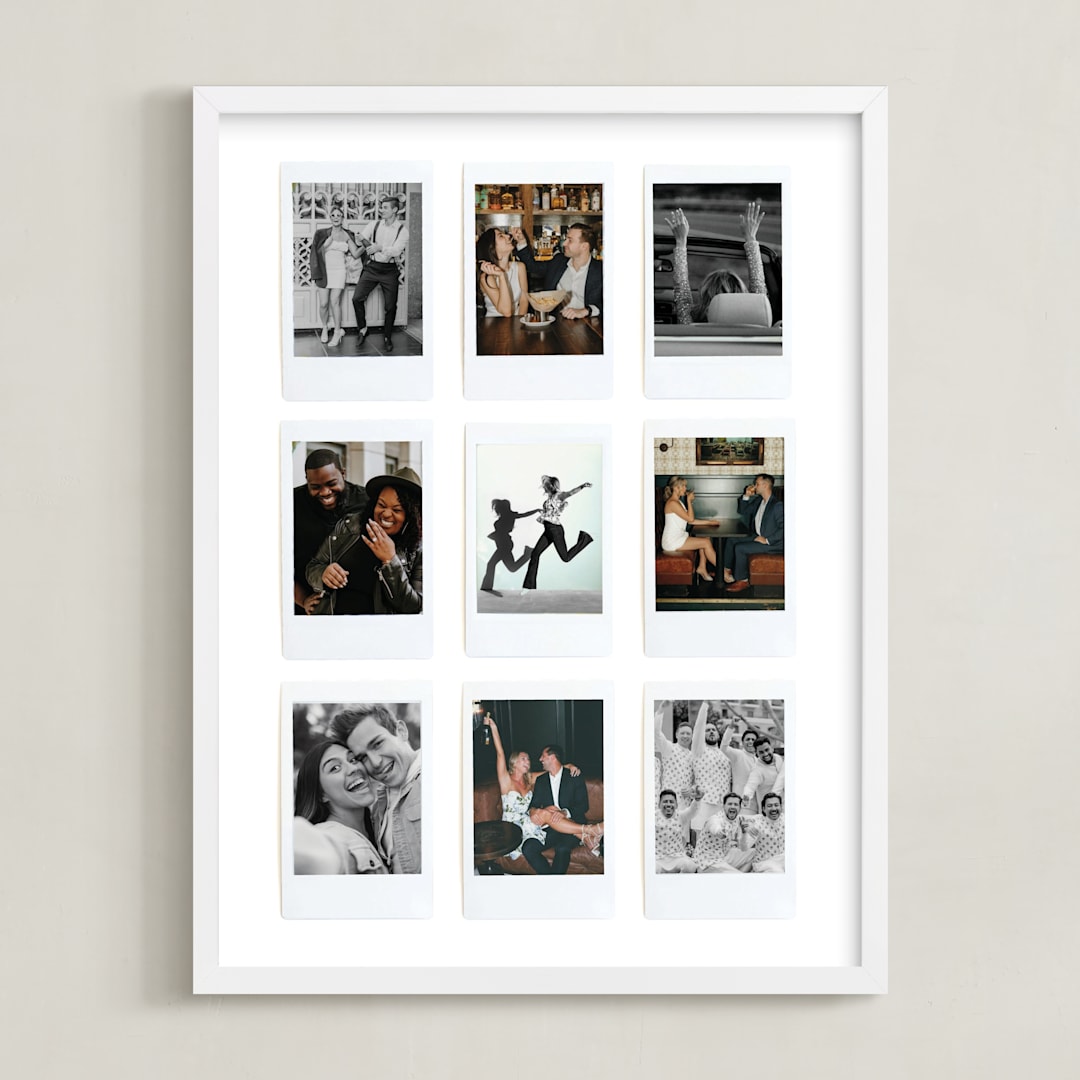 "Nine Photo: Portrait Framed Photo" - Framed Photo in Cloud by Olivia Kanaley Inman - Framed