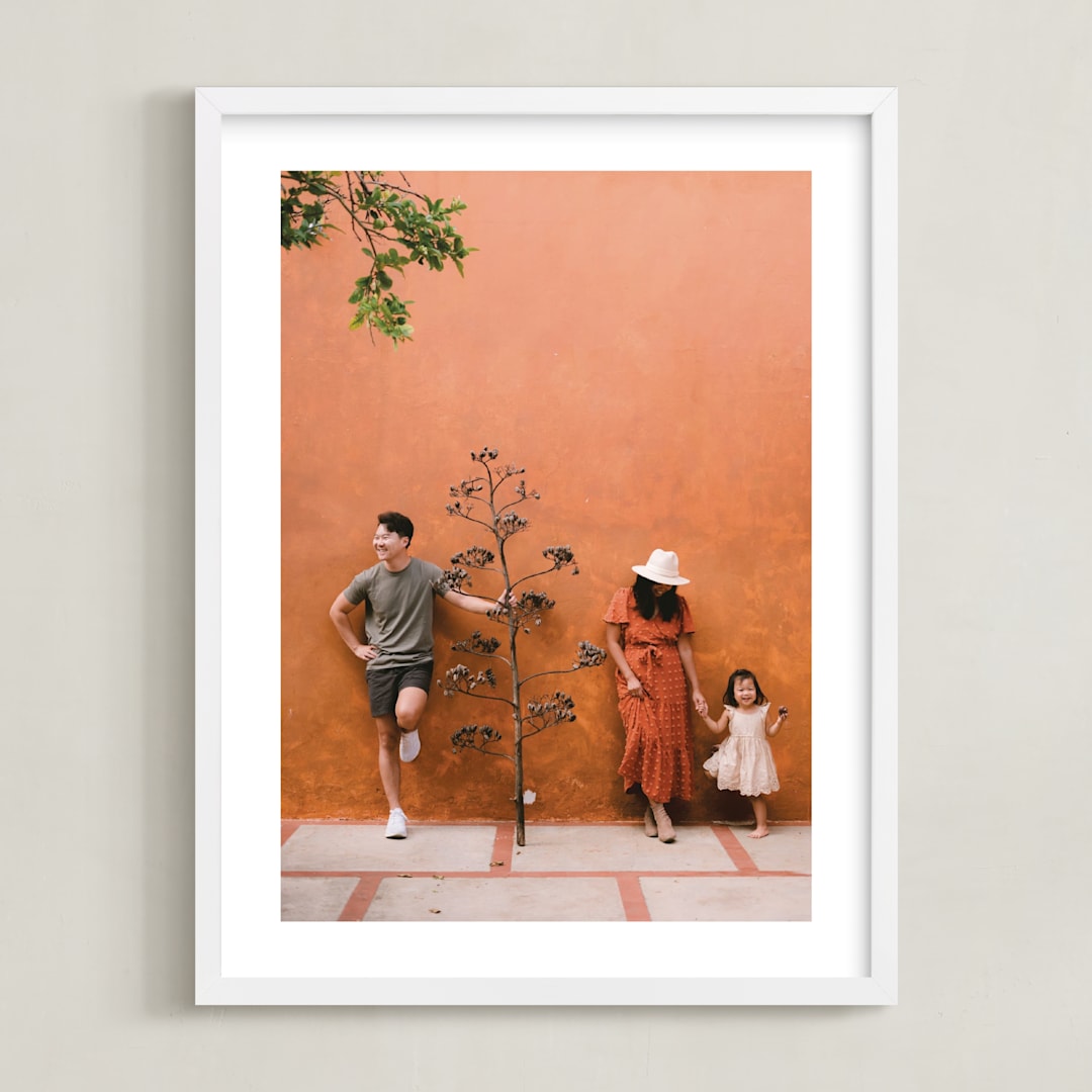 "The Big Picture" - Framed Photo in White by Minted - Framed