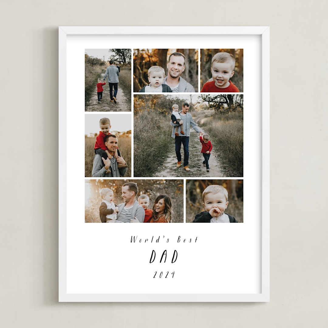 "Seven Photo: Portrait Framed Photo" - Framed Photo in Snow by Lori Wemple - Framed