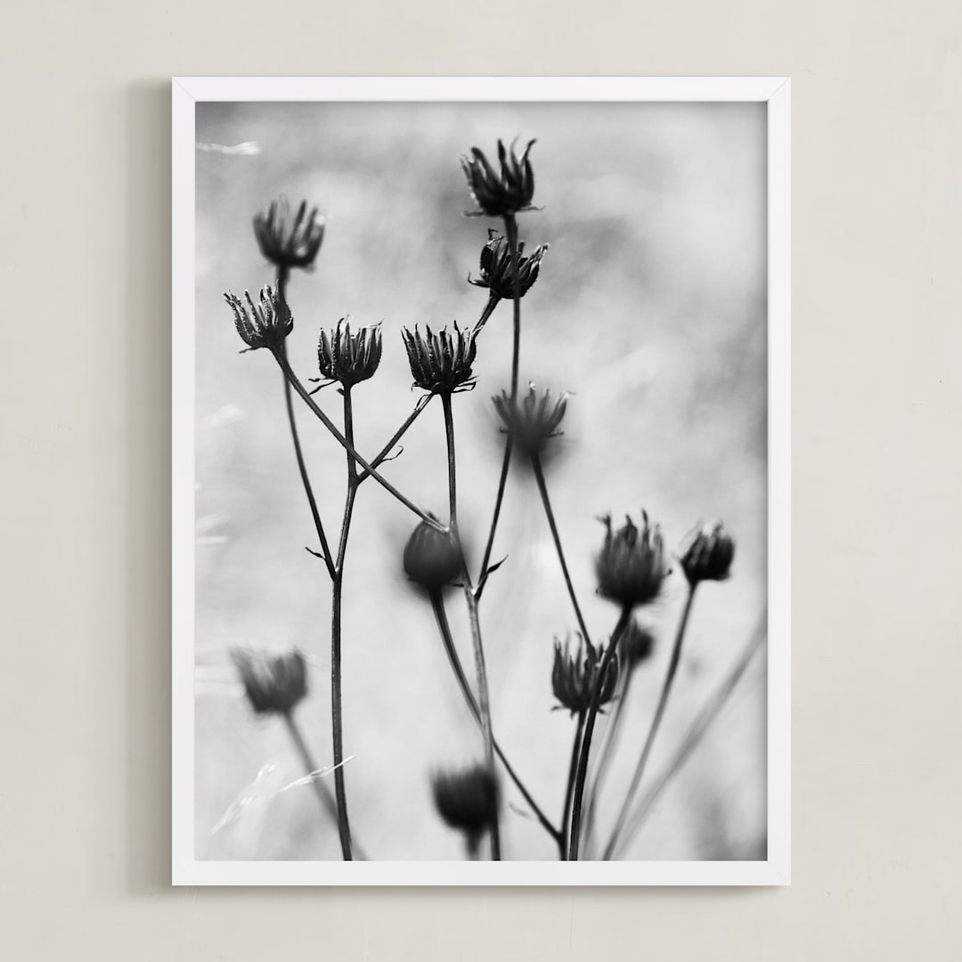 "Autumn detail" - Art Print in Fog by Magdalena Kucova - Framed