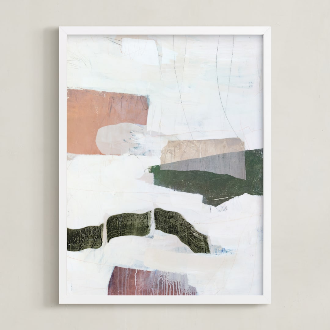 "Monuments 1" - Art Print in Desert Sunset by Jennifer Daily - Framed