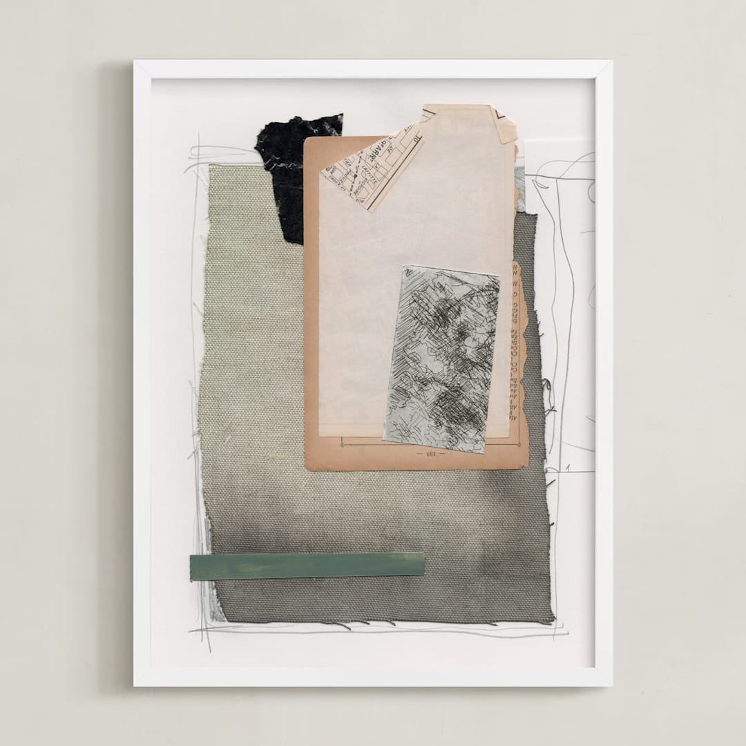 "Yesterday" - Art Print in Neutral by Lorent and Leif - Framed