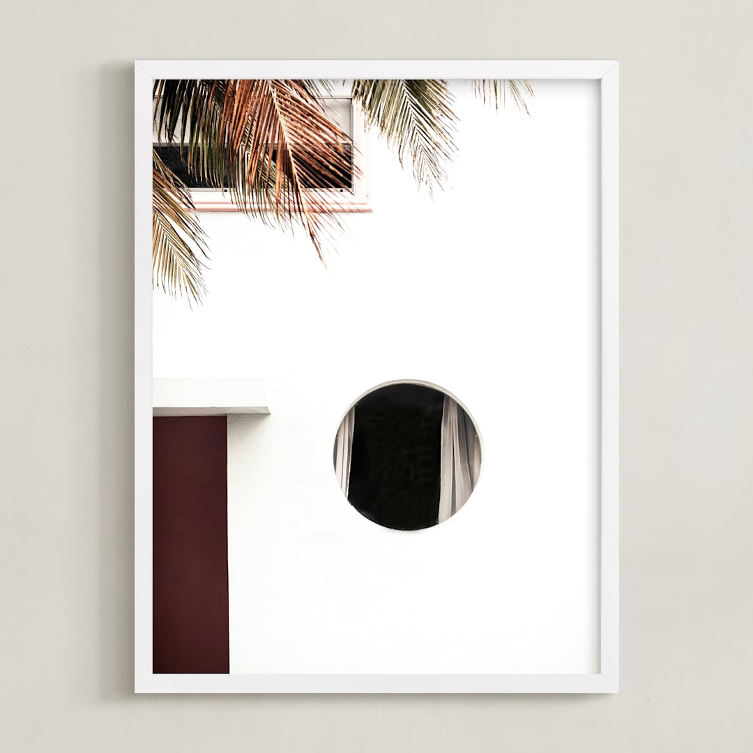 "Havana" - Art Print in Palm by Kaitie Bryant - Framed
