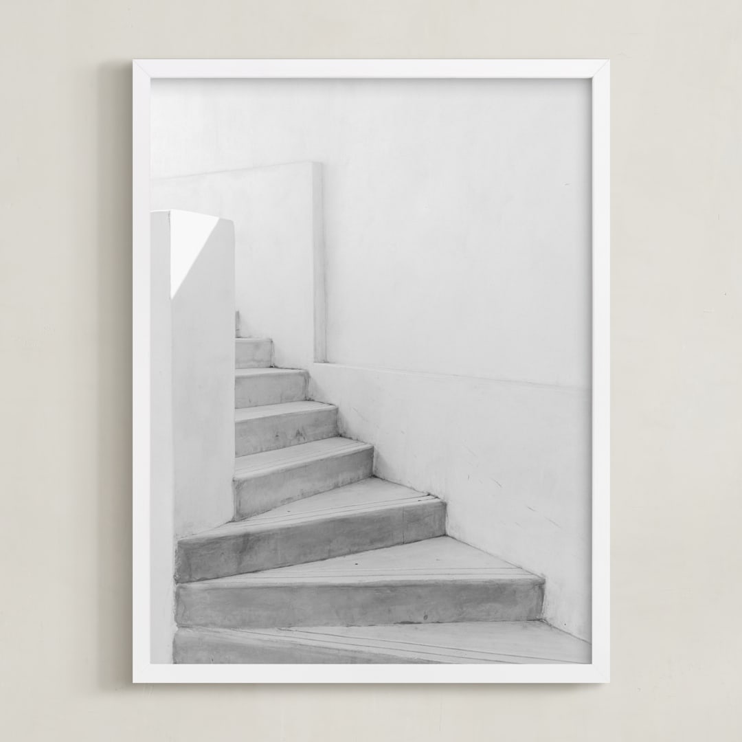 "Todos Santos III" - Art Print in White by Lindsay Ferraris Photography - Framed
