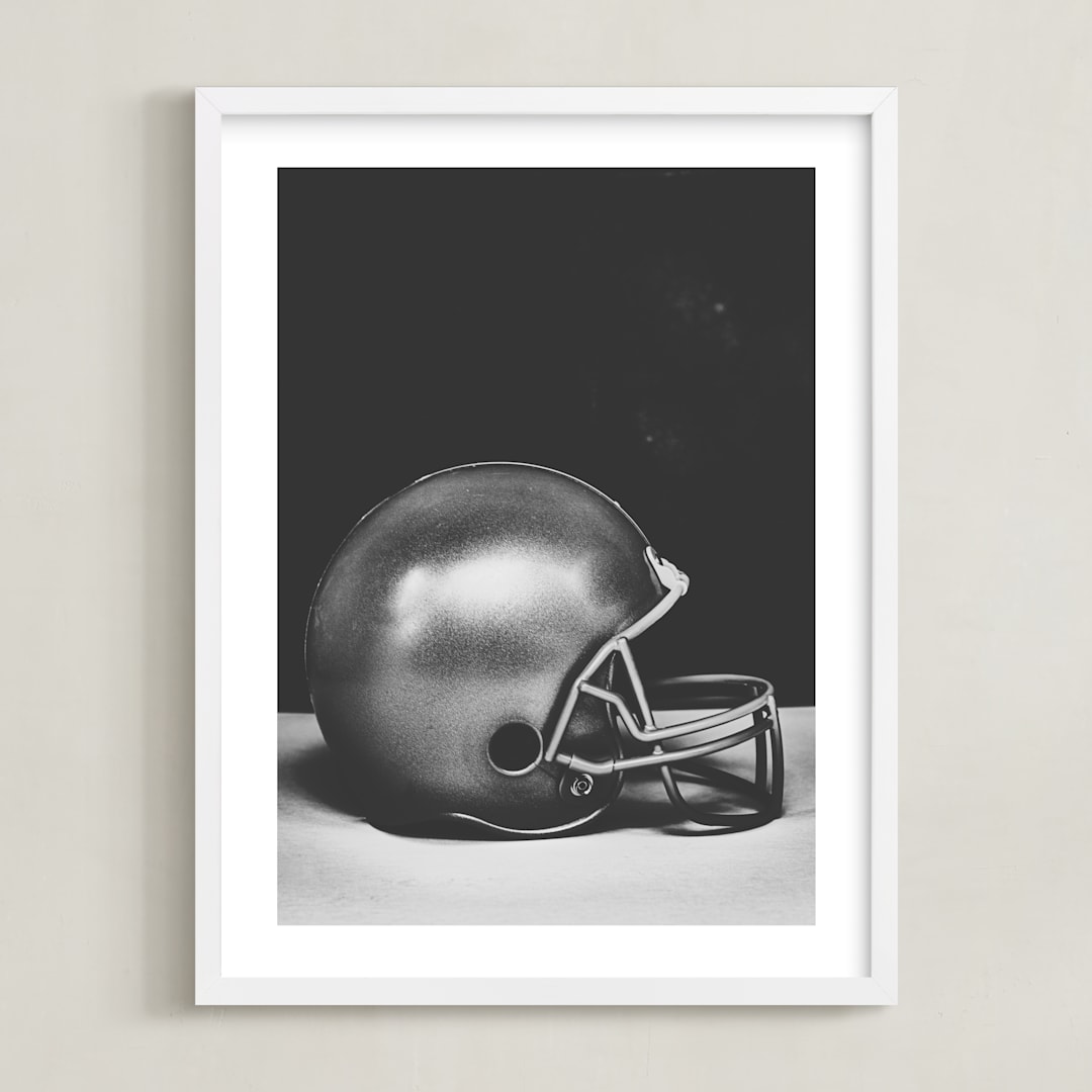 "armour" - Art Print in steel grey by Alicia Abla - Framed