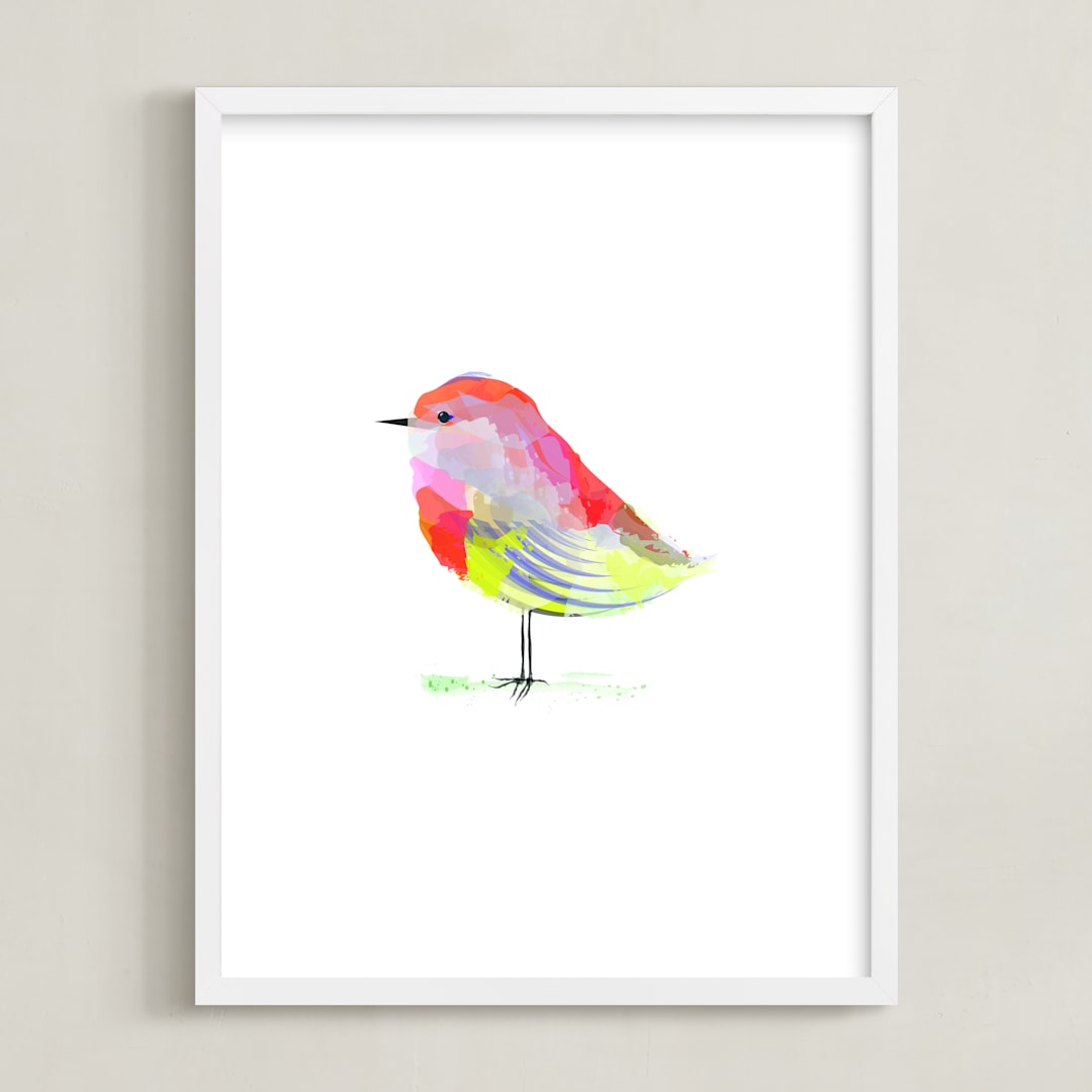 "Starburst" - Art Print in Warm Sunshine by Sara Shashani - Framed