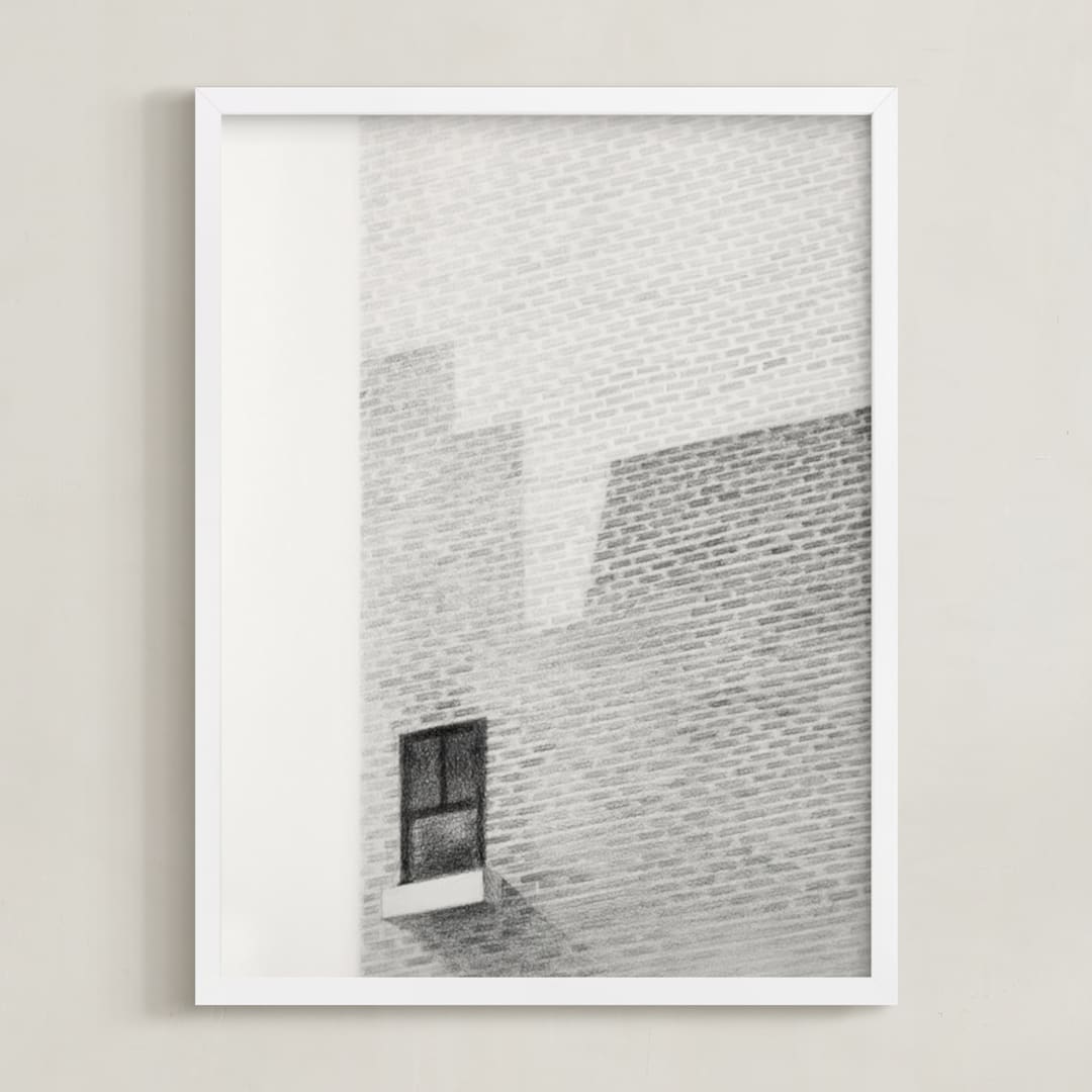 "Chelsea 03" - Art Print in Chelsea Grey by jinseikou - Framed