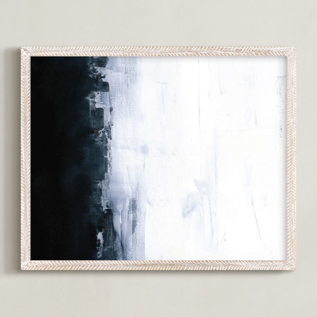 "Blend" - Art Print in Darkness by Mande Calhoun - Framed