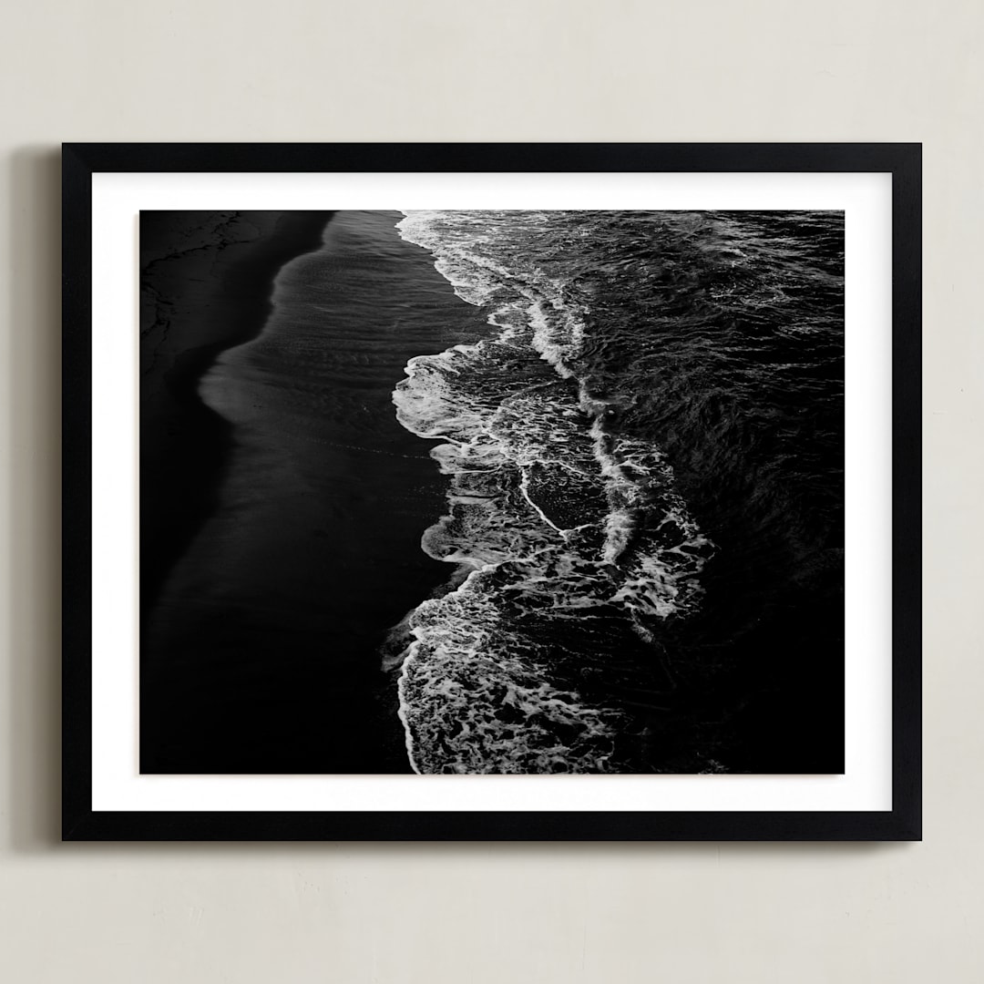 "swell" - Art Print in Black and White by LindseyErin - Framed