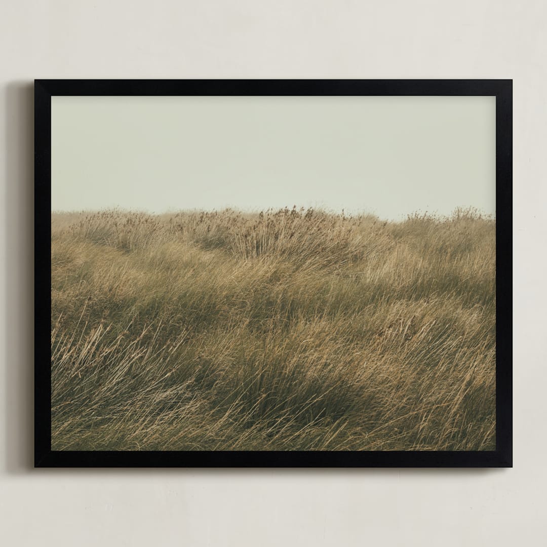 "Immerse" - Art Print in Evergreen by Lucia Coppola - Framed