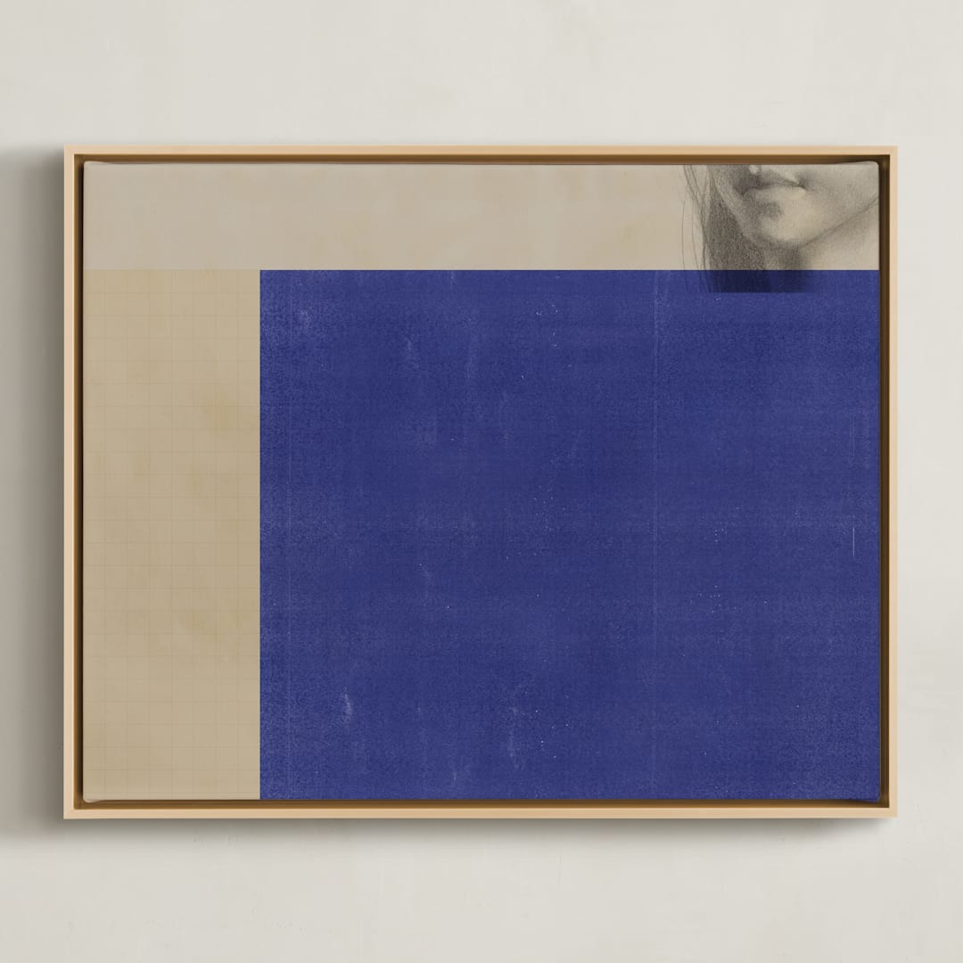 "Her I" - Art Print in Ginger by jinseikou - Framed Canvas