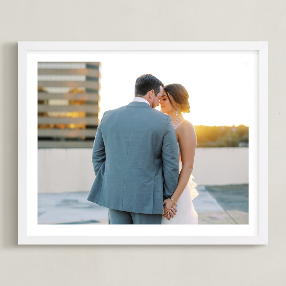"The Big Picture: Valentine's Framed Photo" - Framed Photo in White by Minted - Framed