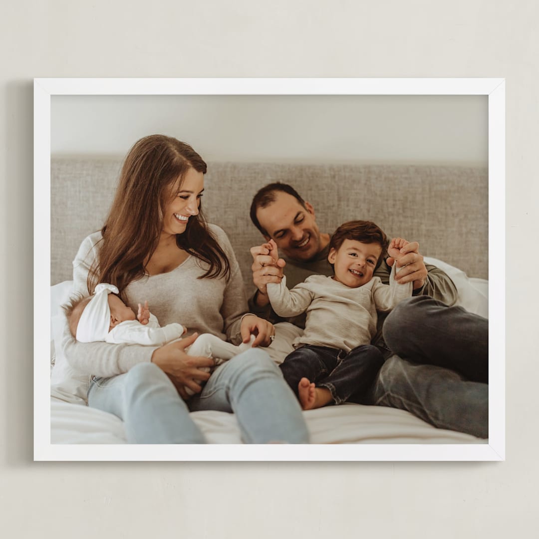 "The Big Picture: Mother's Day Framed Photo" - Framed Photo in White by Minted - Framed