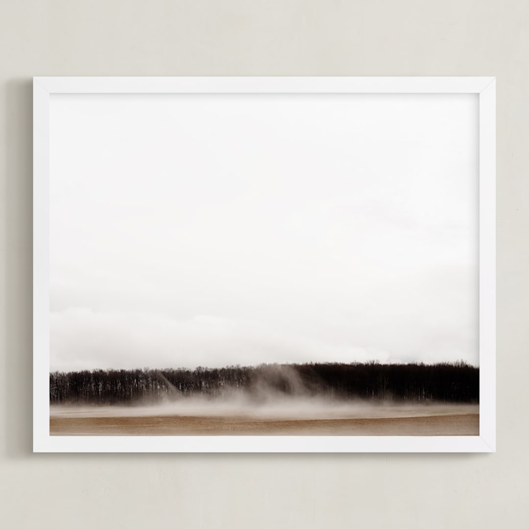"Rise" - Art Print in Fog by Robin Ott - Framed