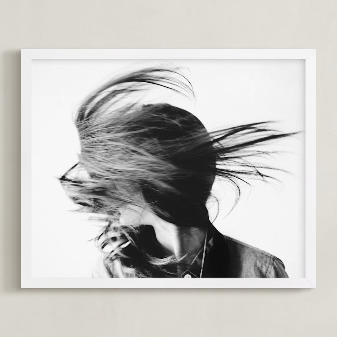 "Movement" - Art Print in Carbon by Kaitie Bryant - Framed