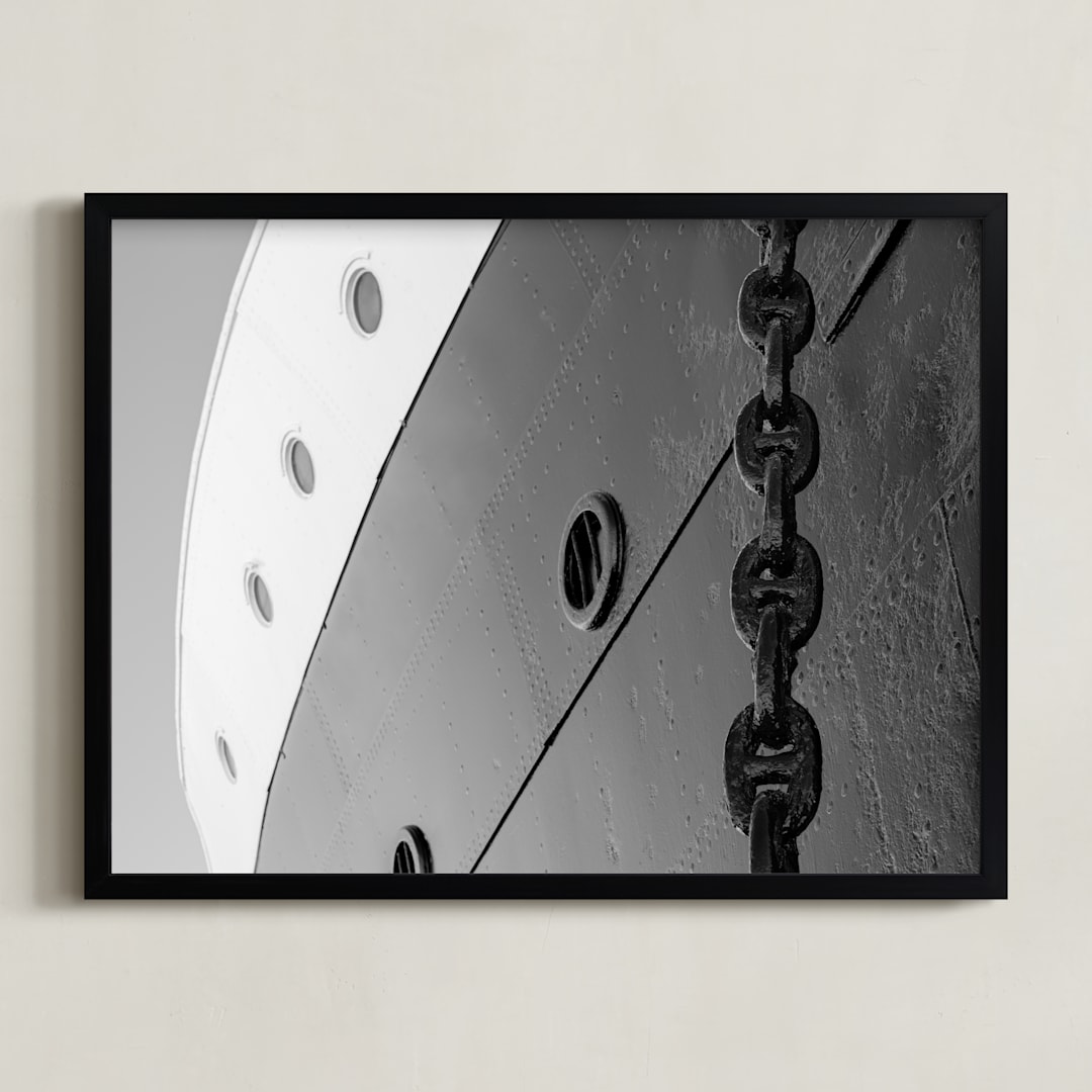 "Giant" - Art Print in Moon by Enric - Framed