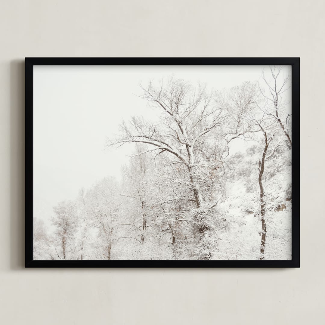 "argentum pair II" - Art Print in bark by Kamala Nahas - Framed