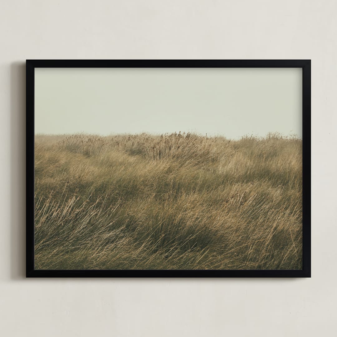"Immerse" - Art Print in Evergreen by Lucia Coppola - Framed