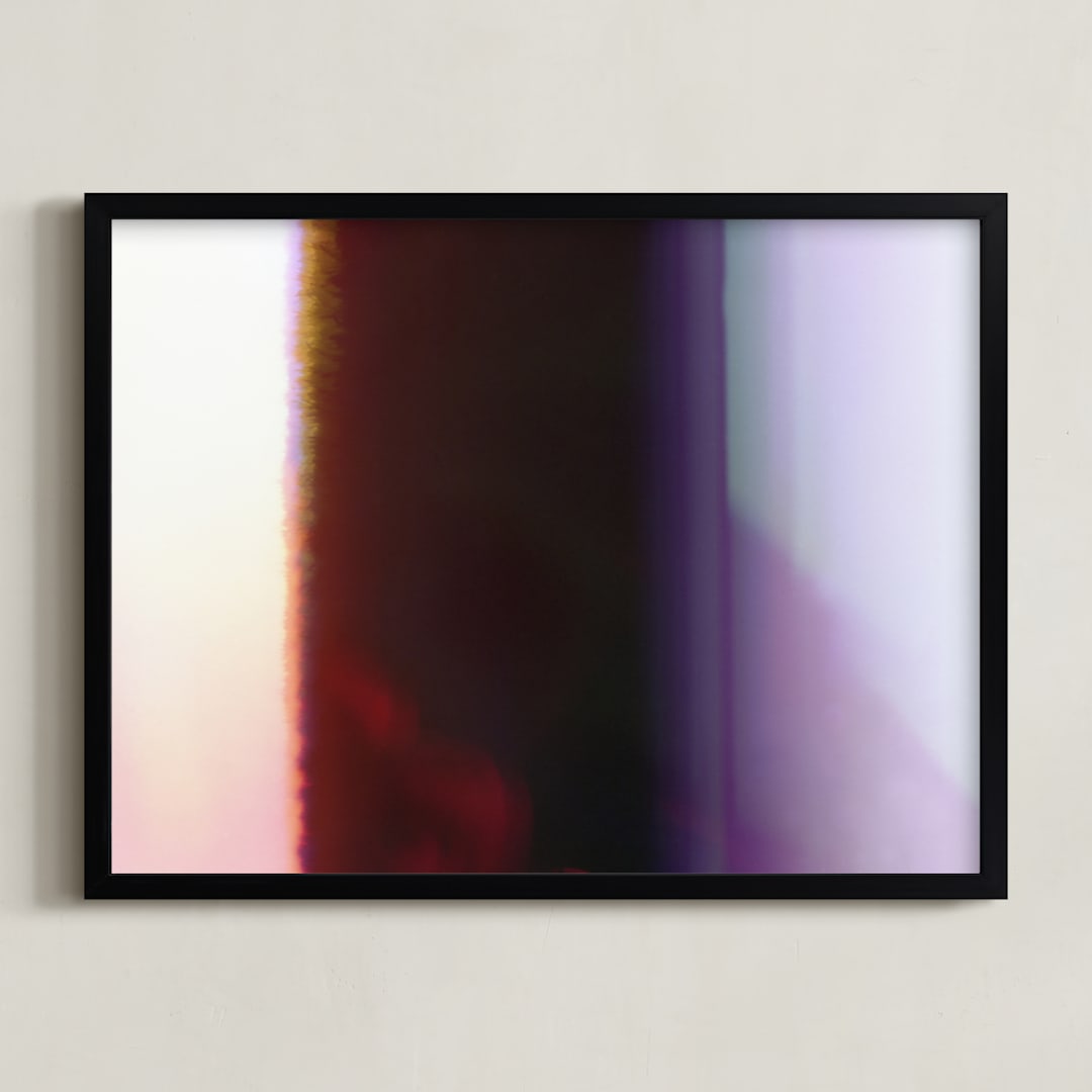 "Experiments with Film 004" - Art Print in Black by Arash Fattahi Acosta - Framed