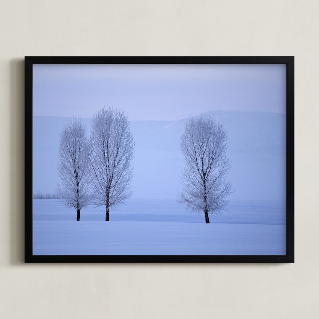 "Break Of Day" - Art Print in Morning's Light by Leslie Le Coq - Framed