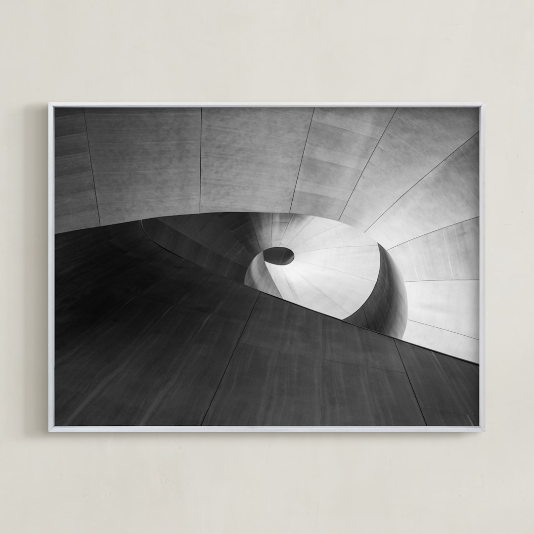 "study the pi" - Art Print in ivory black by Van Tsao - Framed