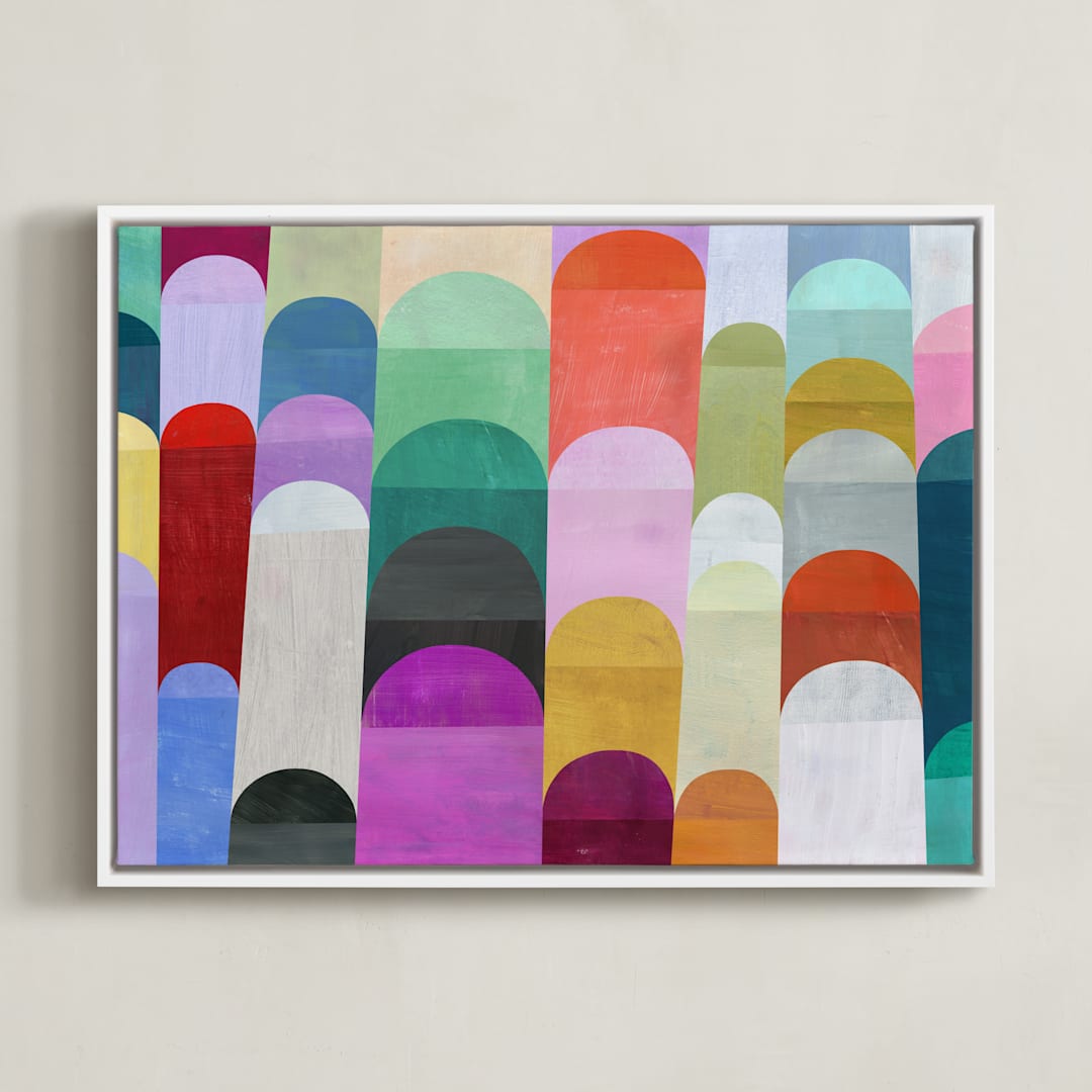 "Half Dome" - Art Print in Half Dome by melanie mikecz - Framed Canvas