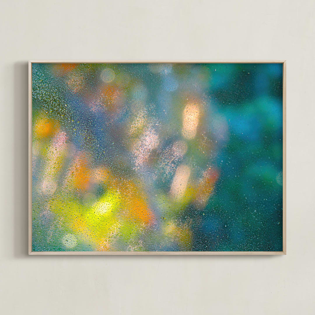 "Dreaming Of Summer II" - Art Print in Electric by Jonathan Brooks - Framed