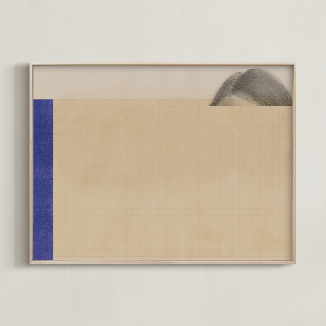 "Her II" - Art Print in Ginger by jinseikou - Framed