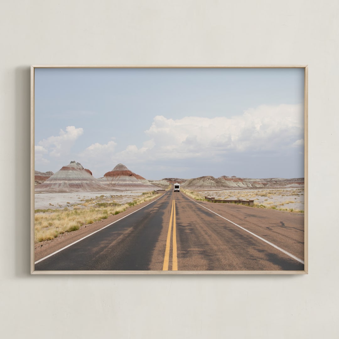 "Route 66" - Art Print in Earth and Sky by Kaitlin Rebesco - Framed