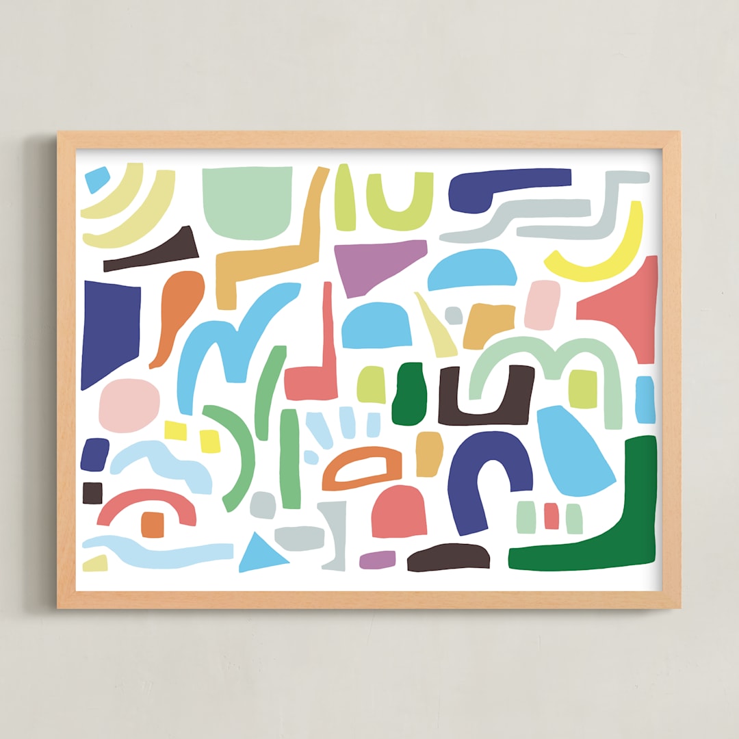 "Sundae" - Art Print in Sprinkles by chocomocacino - Framed