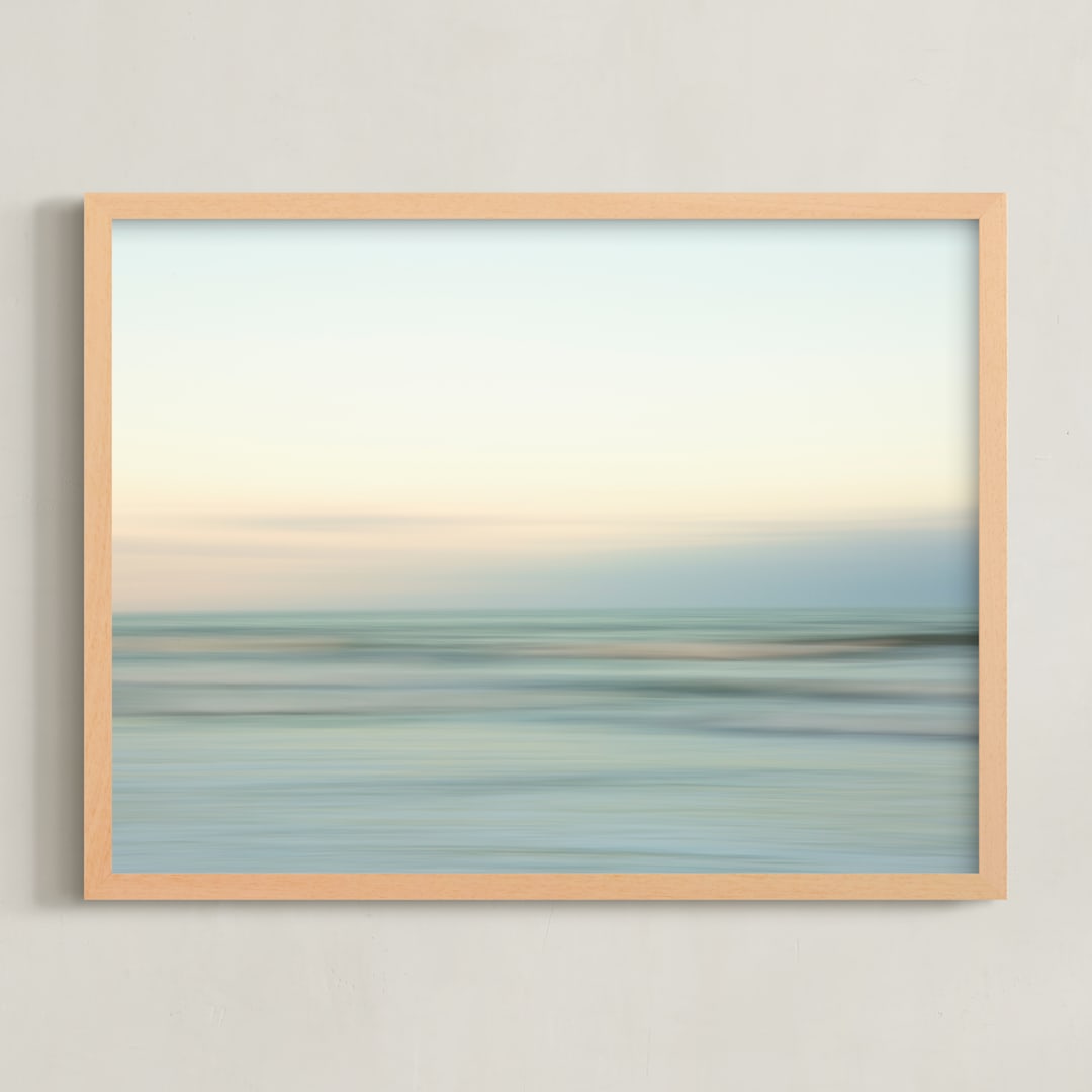 "The Blues" - Art Print in Sea by Cristina Marie - Framed
